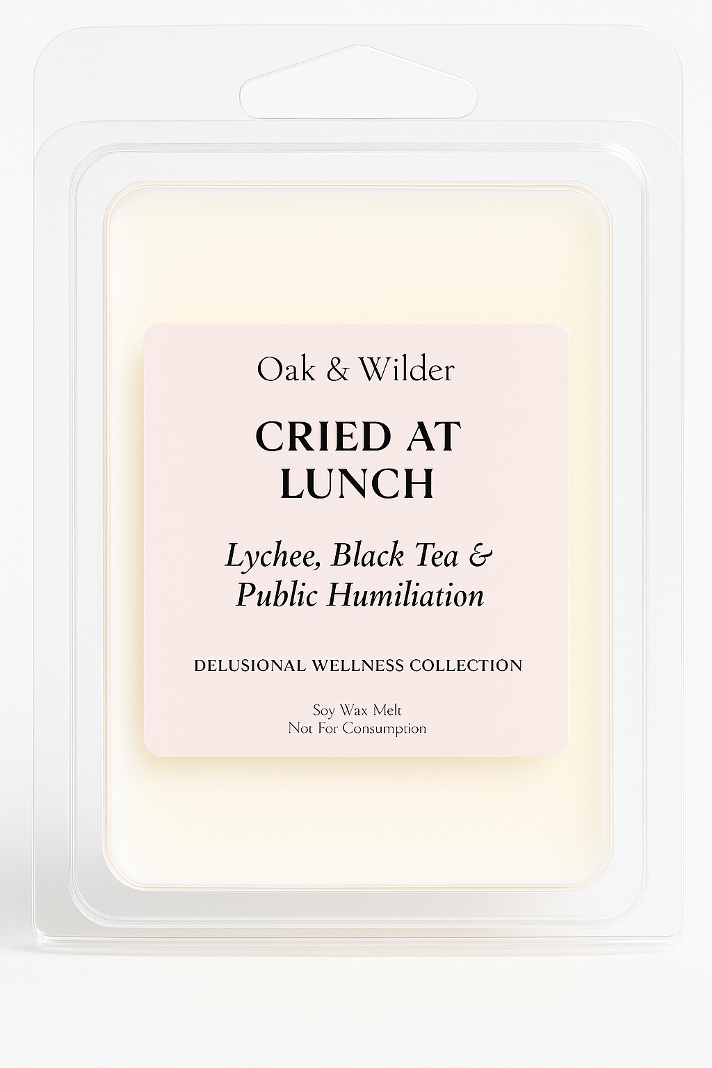 Cried at Lunch - Lychee, Black Tea & Public Humiliation - Wax Melt